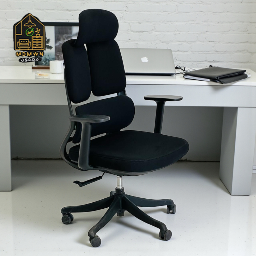 Multi-colored swivel chair