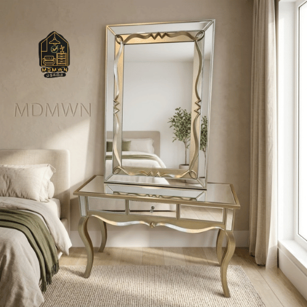 large gold dressing table mirror Luxury dresser with decorative mirror plus plus size formal dresses