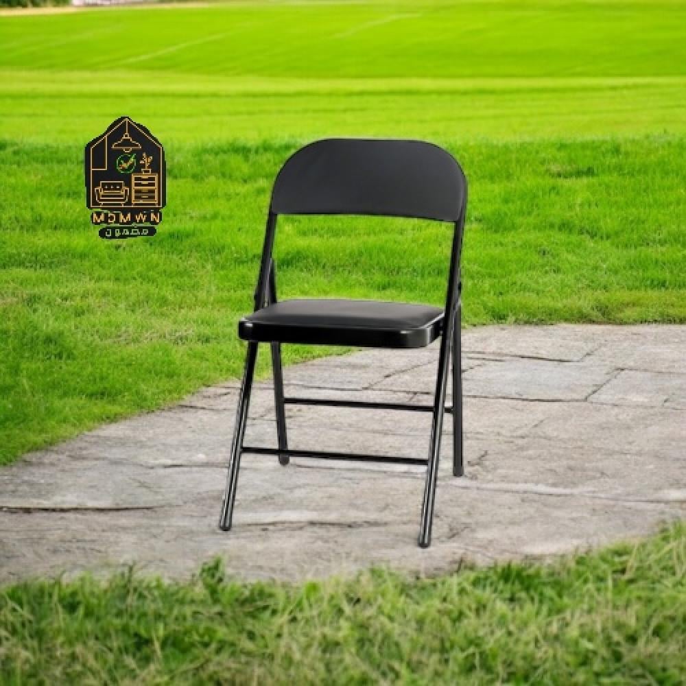 Black folding chair ام دي ام دبليو ان للاثاث M D M W N Furniture