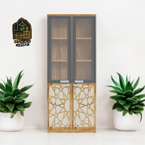 دولاب مكتب خشبي مودرن مقاس 80 سم