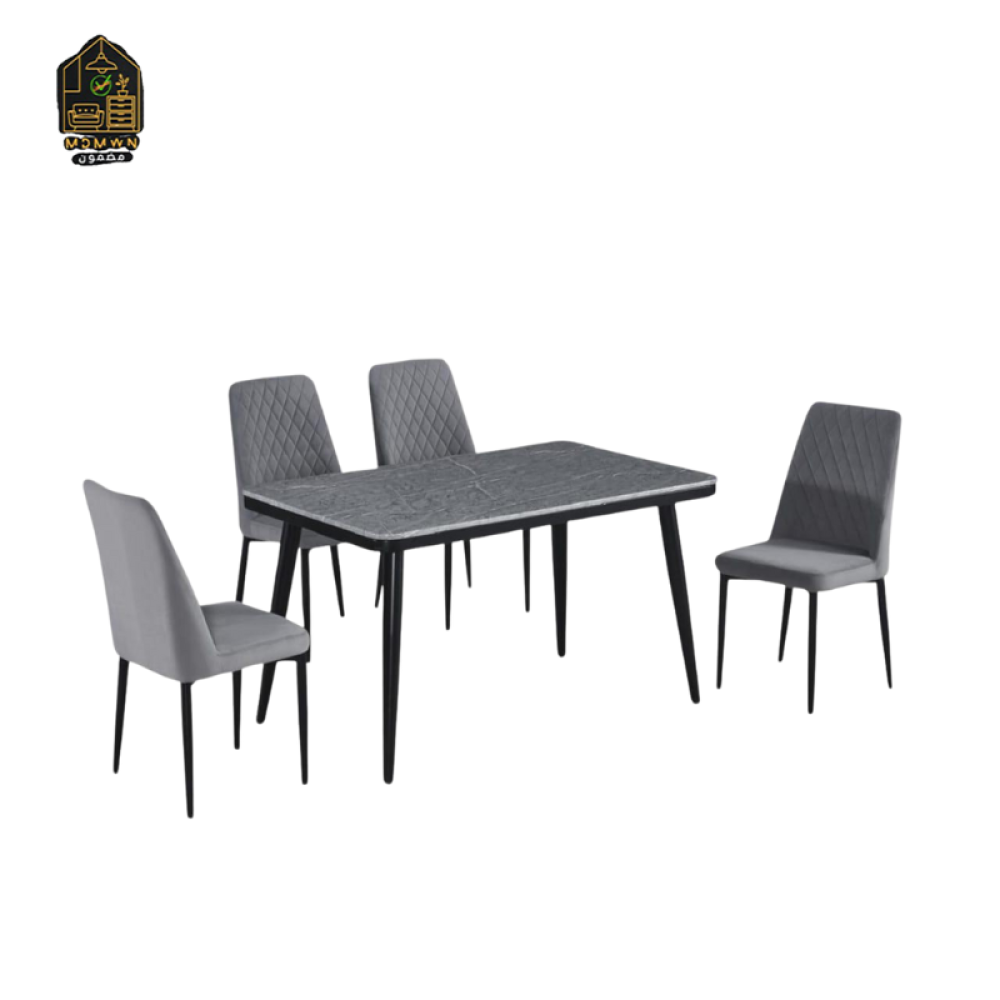 Marble dining table with luxurious chairs ام دي ام دبليو ان