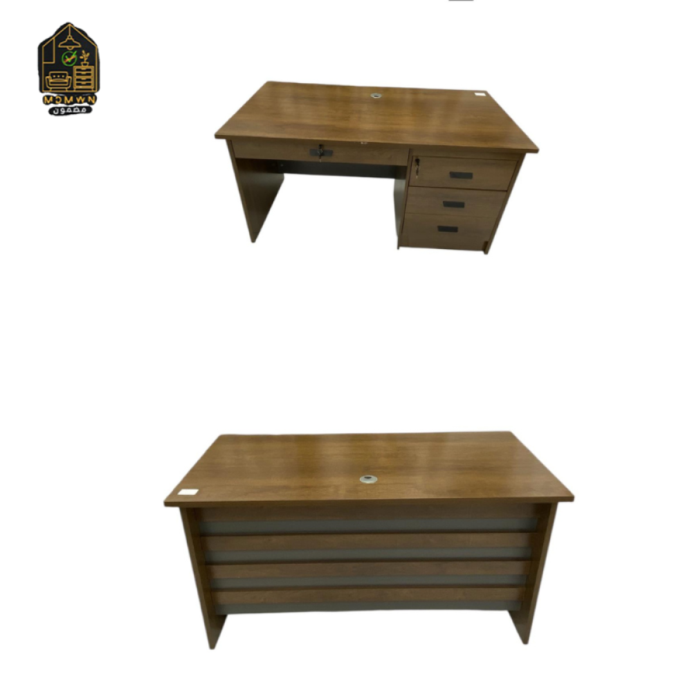 Melamine corner desk in several colors