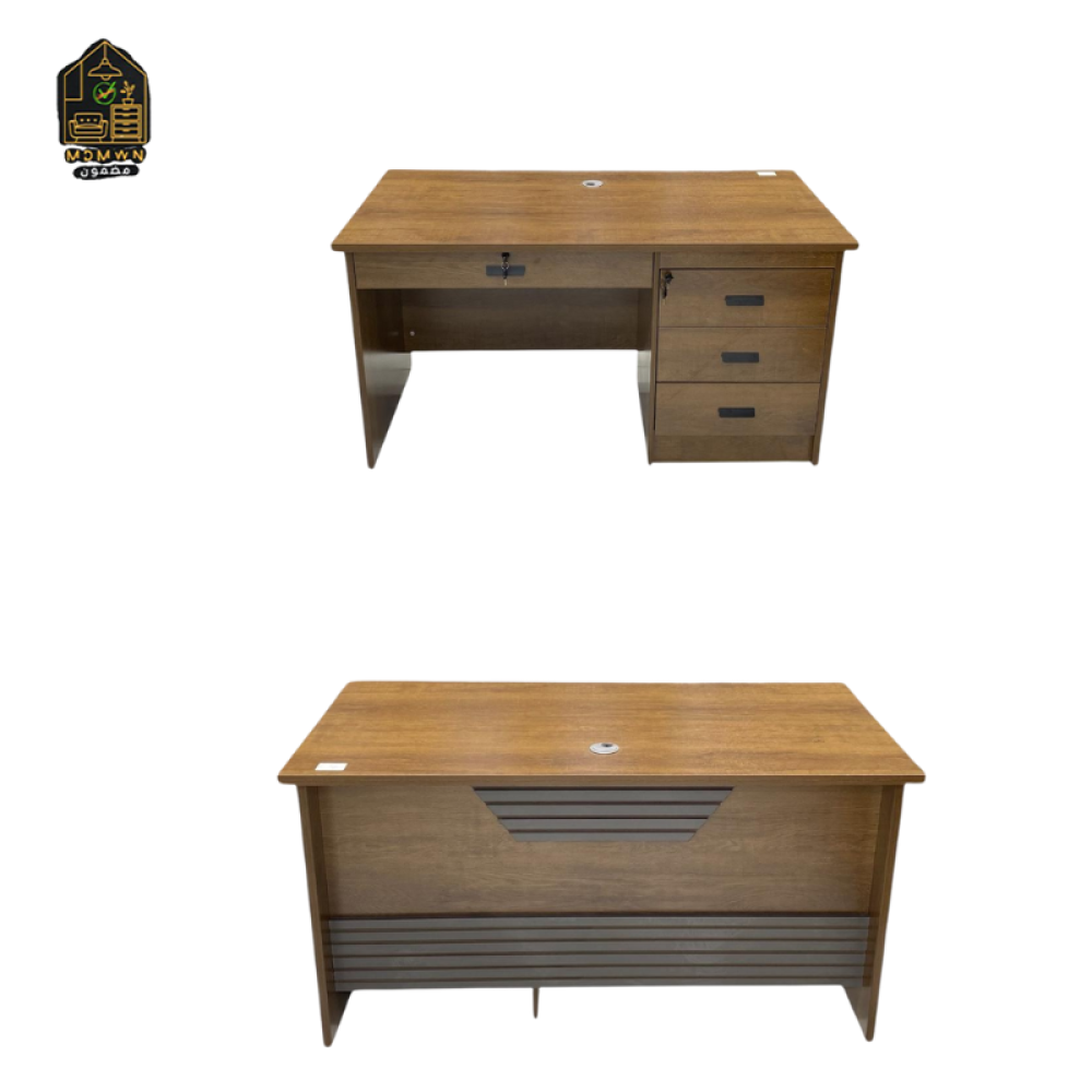 Melamine corner desk in several colors