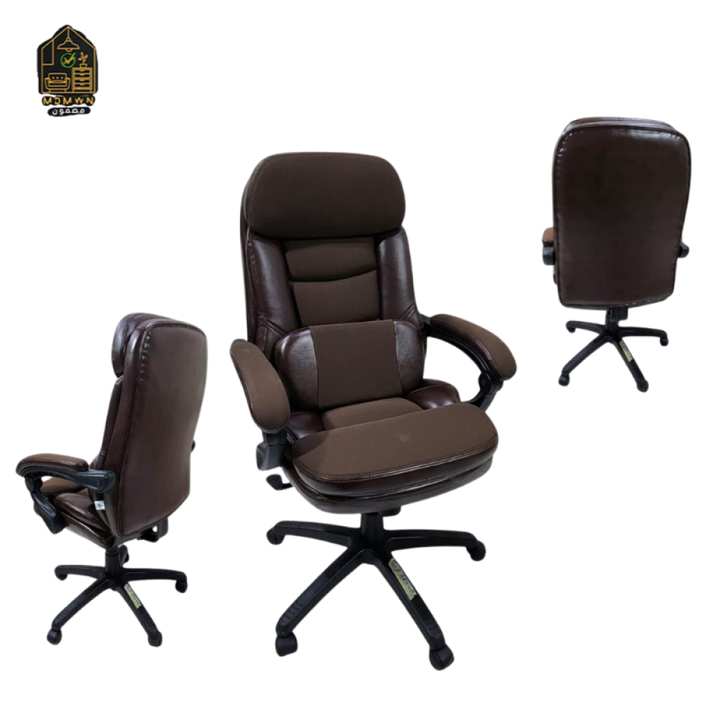 كرسي مكتبي جلد فاخر} {كرسي دوّار بمسند مريح} - ام دي ام دبليو ان للاثاث - M  D M W N Furniture, image size:1000x1000