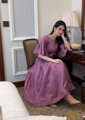 Pura's 1 Purple Eid Dress