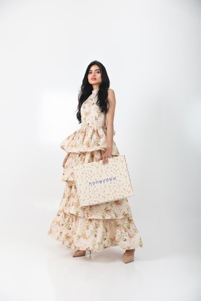 فستان الزهور المعتقة |  Vintage Floral Dress