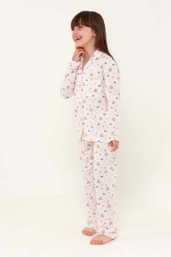بجامة بنات بان كيك | Girls Pancake Pajama