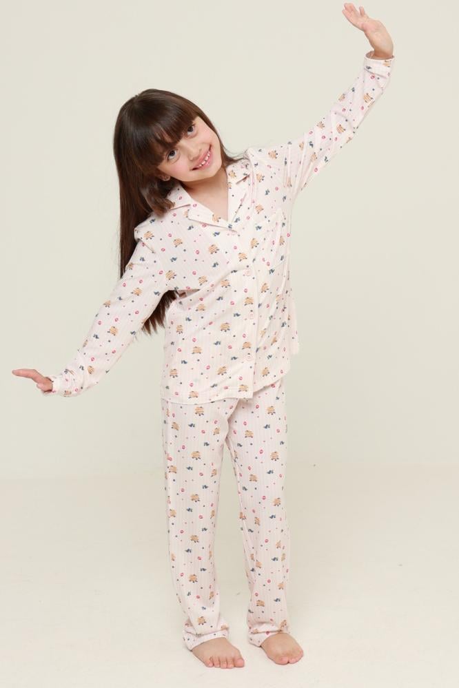 بجامة بنات بان كيك | Girls Pancake Pajama