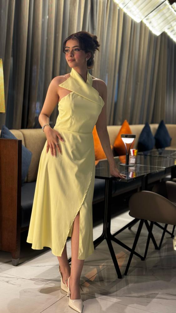 فستان ضوء الليمون