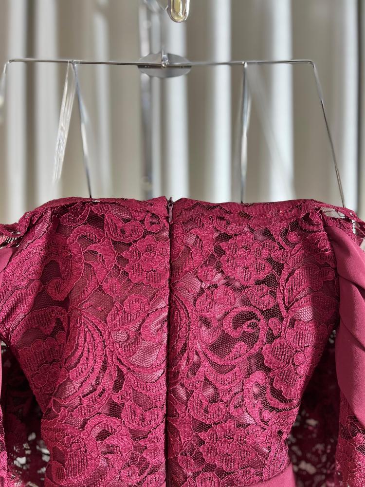 فستان جورجيت دانتيل عودي