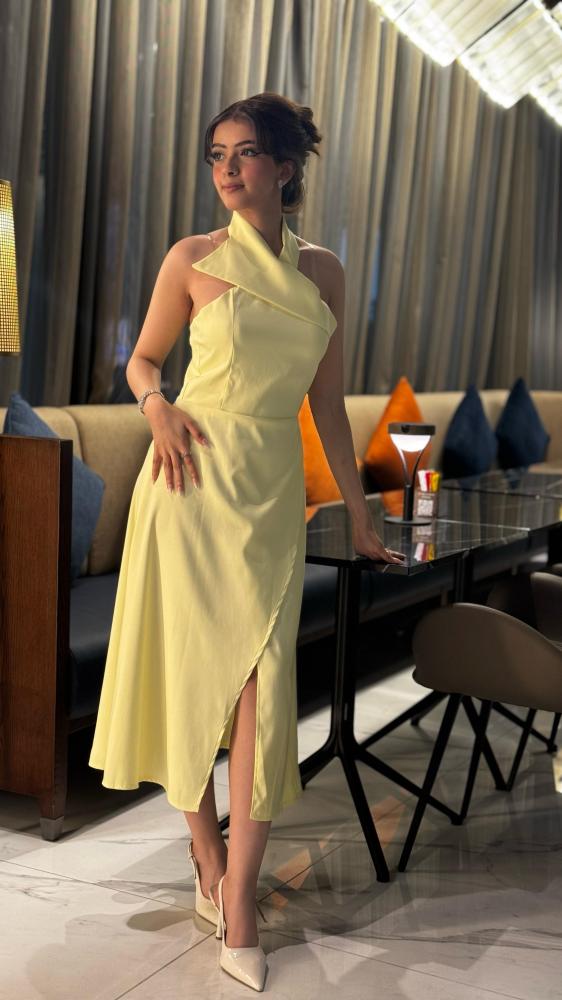 فستان ضوء الليمون