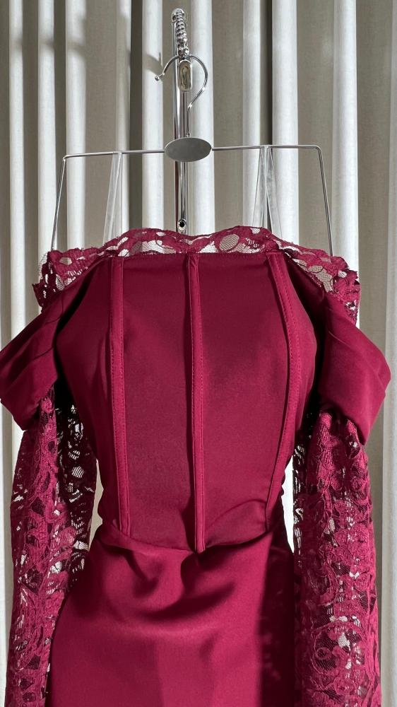 فستان باربي دانتيل عودي