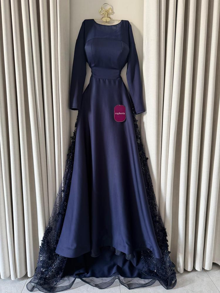 فستان باربي كحلي شك