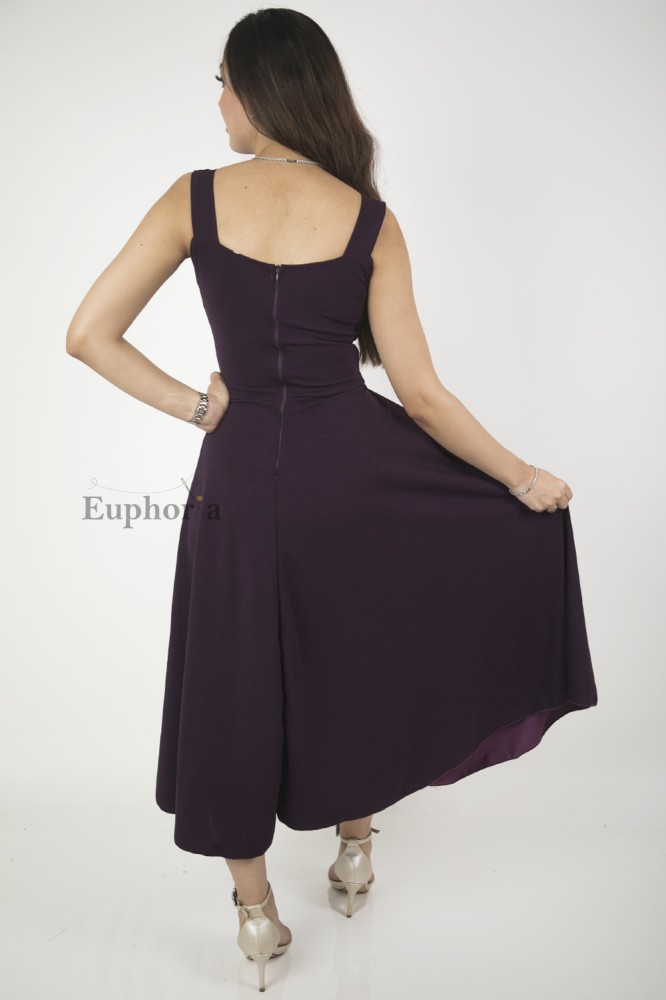 فستان سيمبل مع حمالات موديل فرنسي