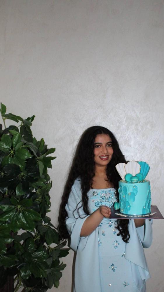 فستان طيف سماوي