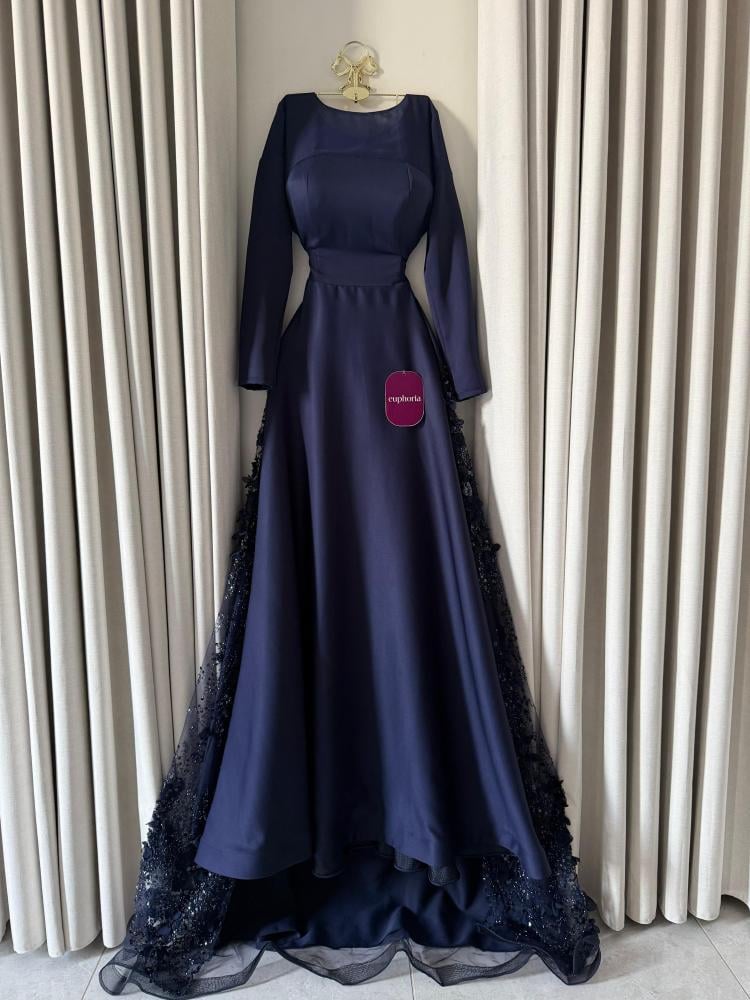 فستان باربي كحلي شك