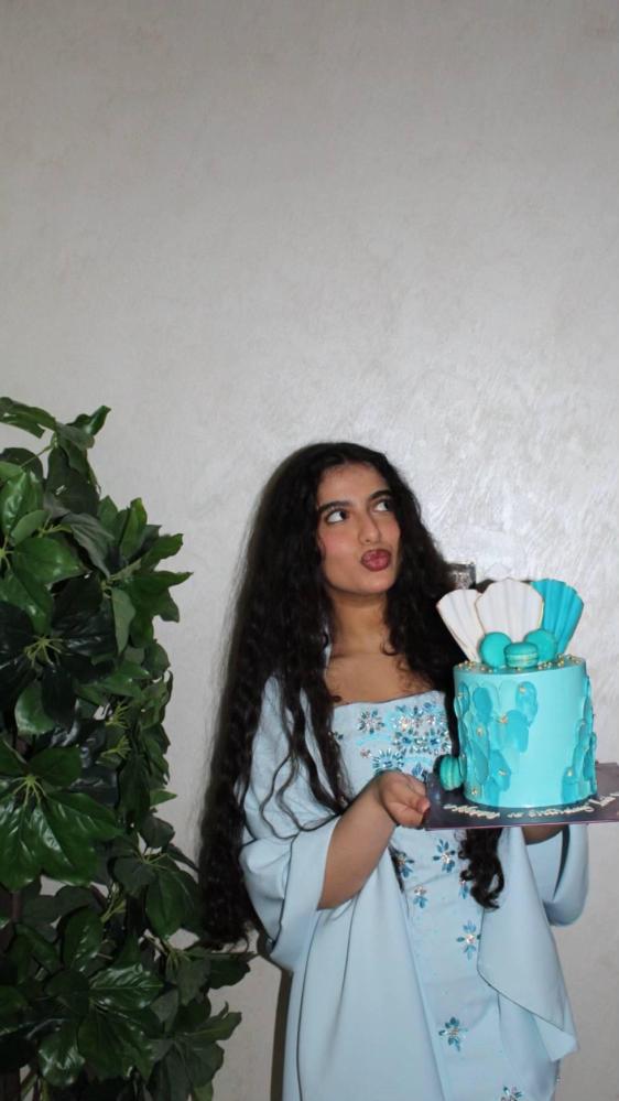 فستان طيف سماوي