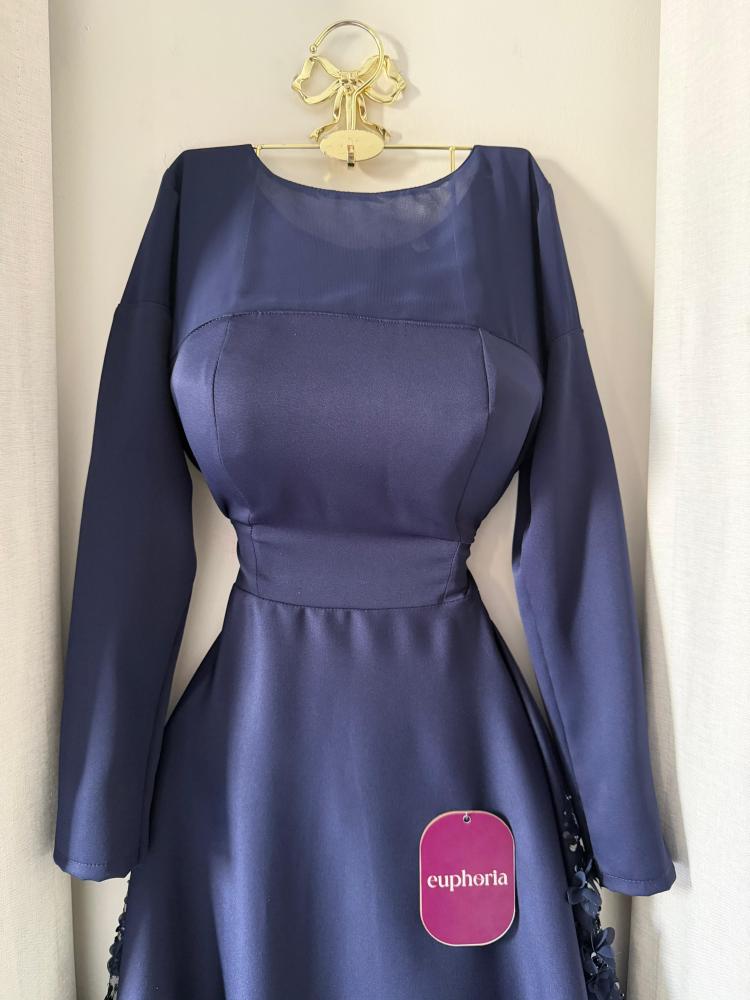 فستان باربي كحلي شك