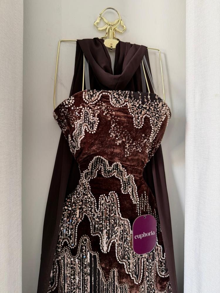 فستان شك مخمل