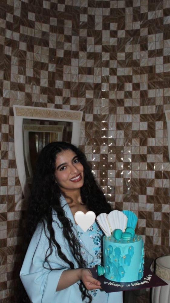 فستان طيف سماوي