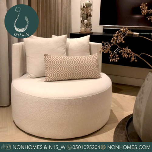 كنبه - كنب متصل - كنبه - طقم كنب - مجلس - غرفة معيشة - ركن نون - مودرن