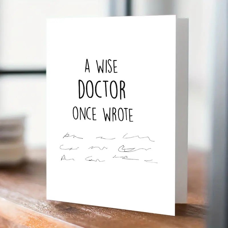 Funny doctor card