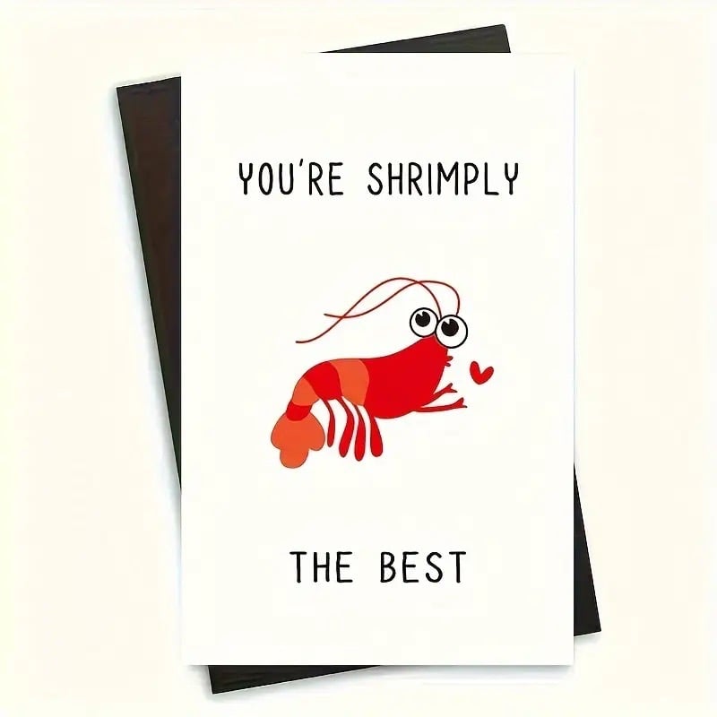 Shrimp funny card