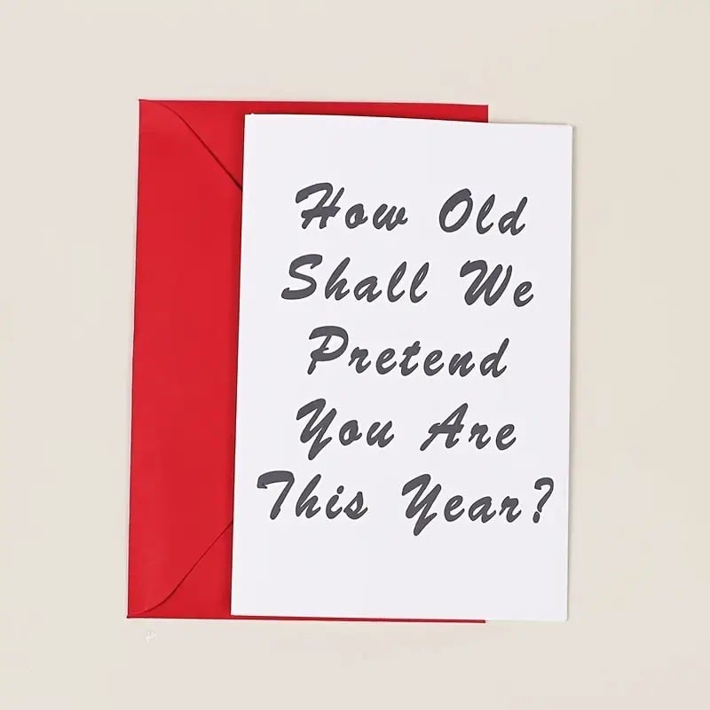 Funny birthday card