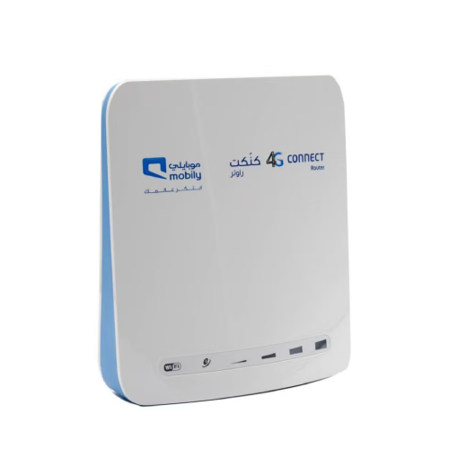 Mobily 4G Connect Router White Blue