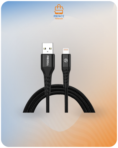 PIECELL كابل شحن USB إلى Lightning - أسود