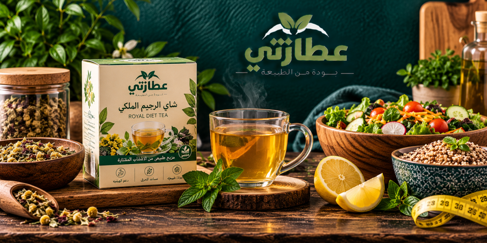 شاي ريجيم رويال وطريقة استخدامه ضمن روتين غذائي متوازن