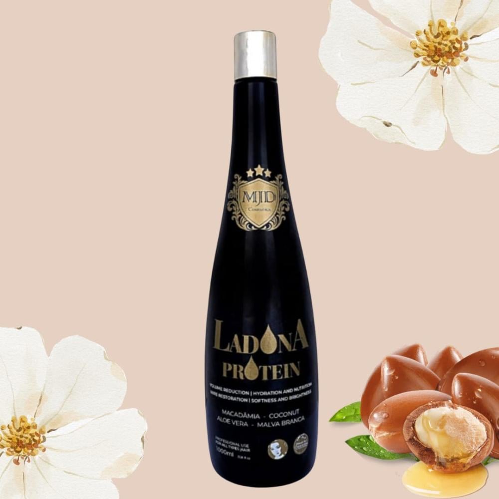 معالج شعر LADONA بزيت الارغان حجم 1000ML