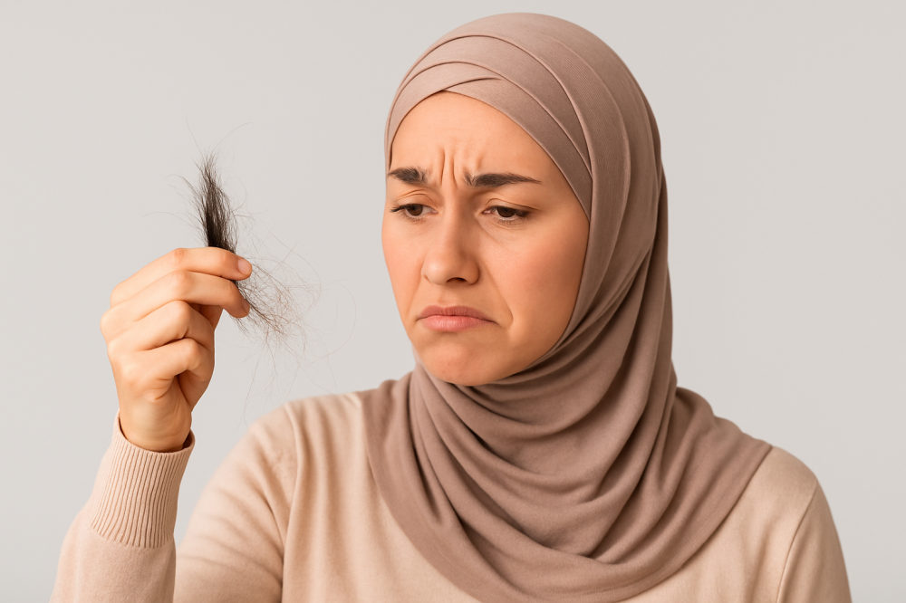 هل تعانين من تساقط الشعر؟