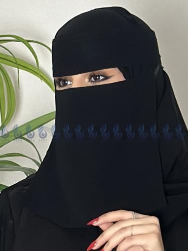 نقاب وسط مقوى بربطه
