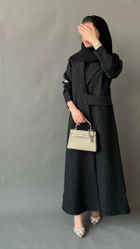عباية زارا بياقة