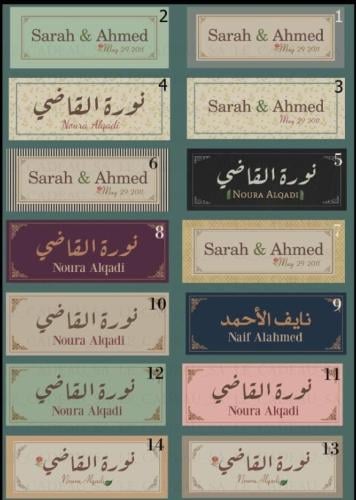 لوحة مستطيل طلب خاص