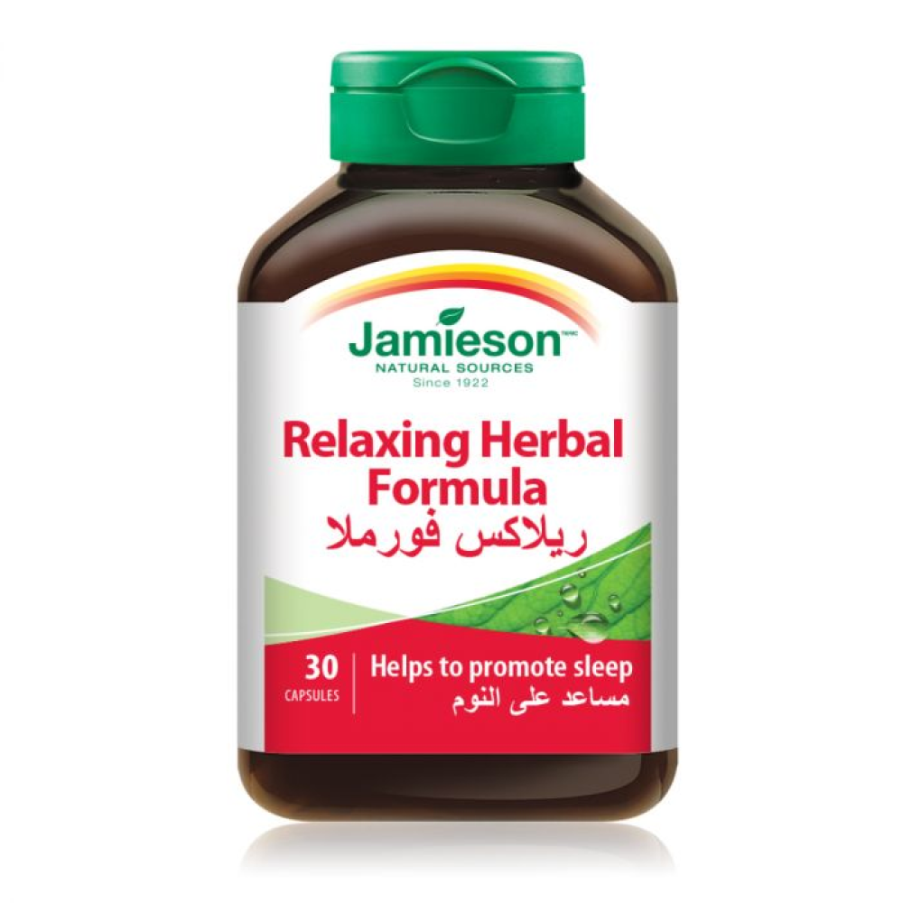 Jamieson Relaxing herbal formula 30caps