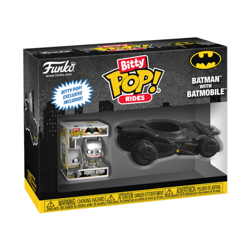 BITTY POP! RIDES BATMAN WITH BATMOBILE