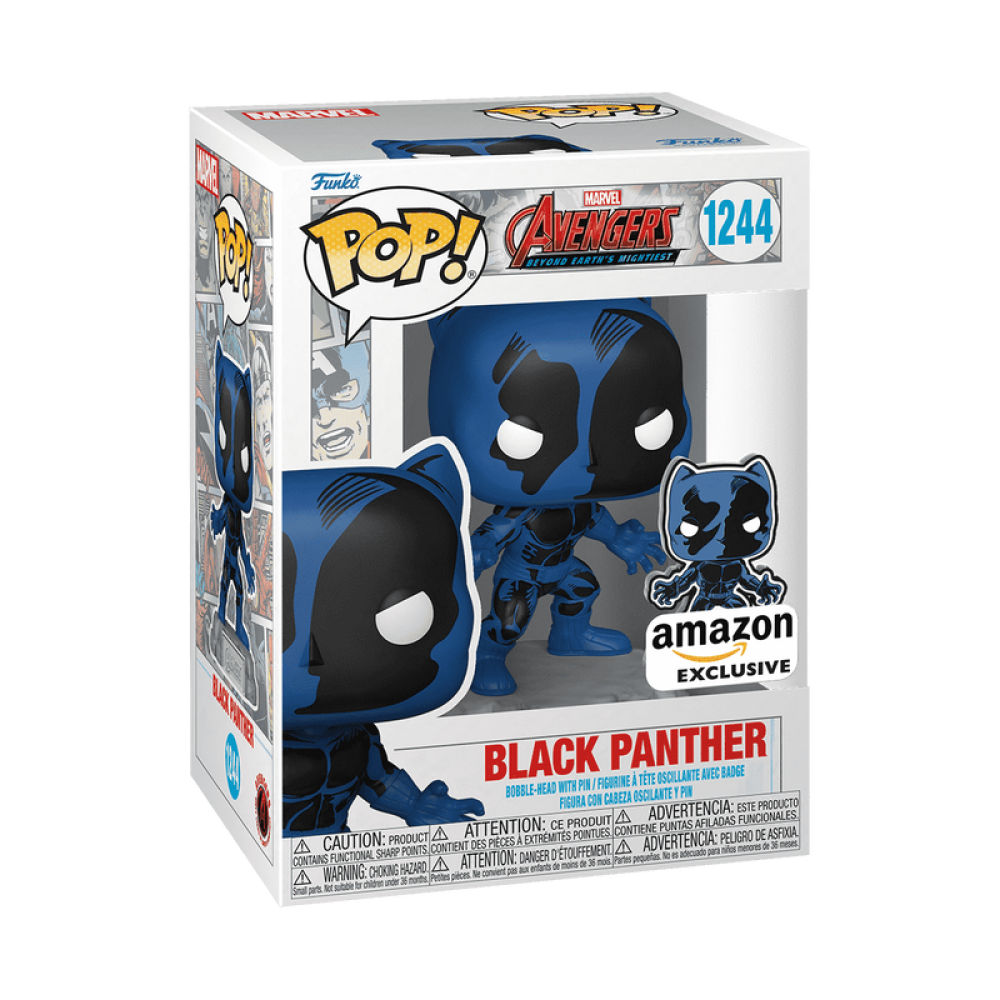 BLACK PANTHER WITH PIN