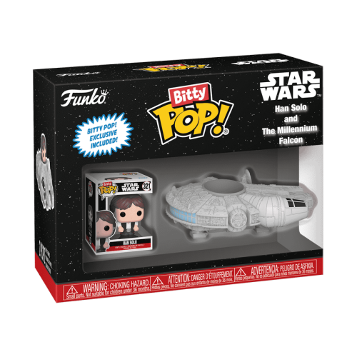 BITTY POP! RIDES HAN SOLO AND THE MILLENNIUM FALCO...