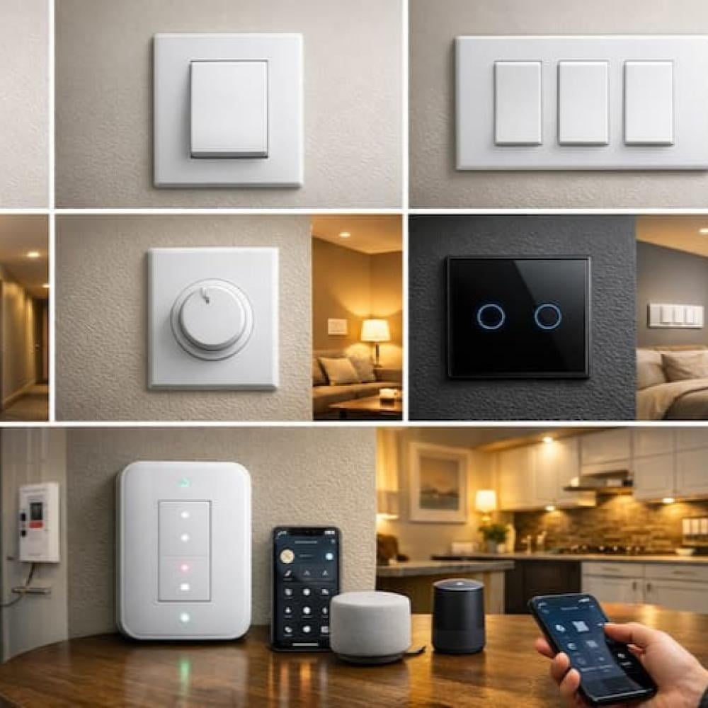 مقارنة بين أنواع المفاتيح الكهربائية: أيها الأفضل لمنزلك؟