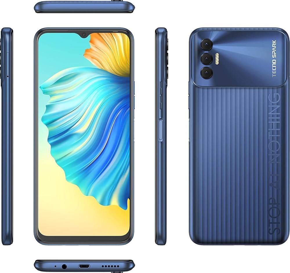 تكنو سبارك 8 بي 128 جيجا 4 جيجا رام ازرق