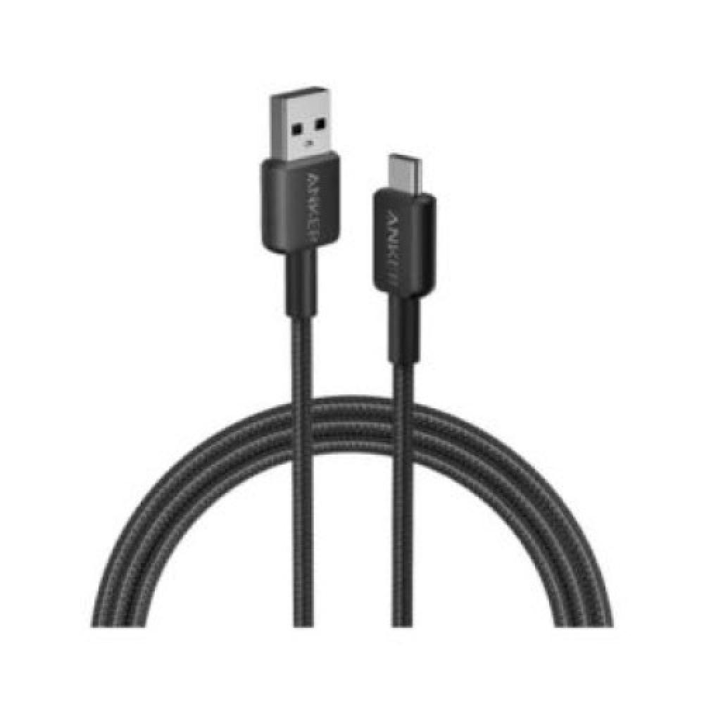 انكر سلك شاحن USB الي تايب سي 1.8 سم اسود A81H6H11