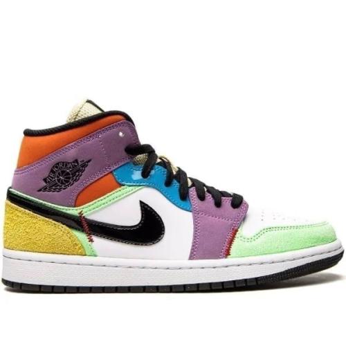 ‘By Air Jordan 1 Mid Lightblub Multicolor