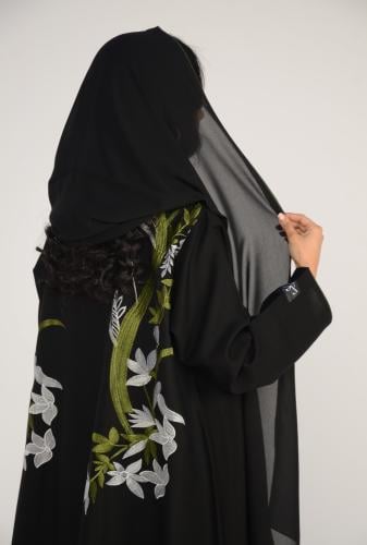 عباية ورد اخضر A6