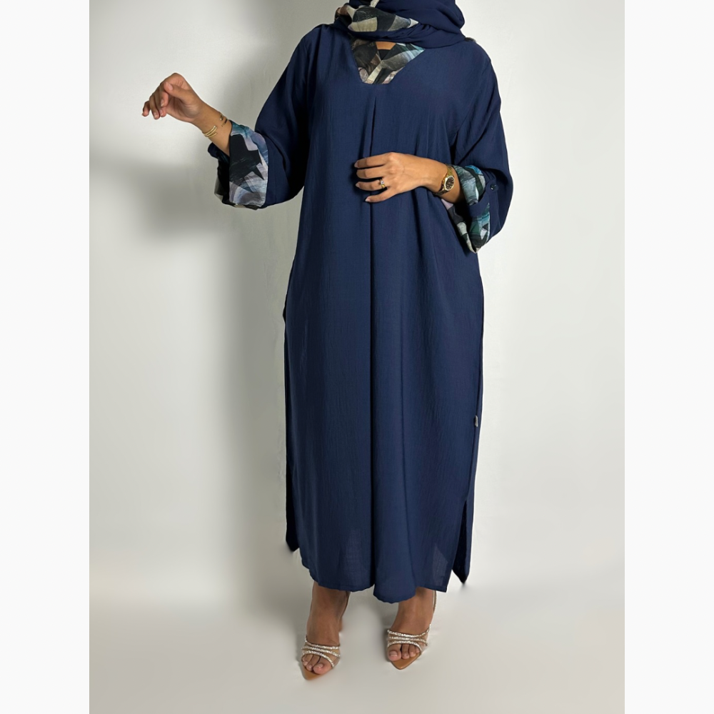 عباية سيجنتشر S105-اللون كحلي