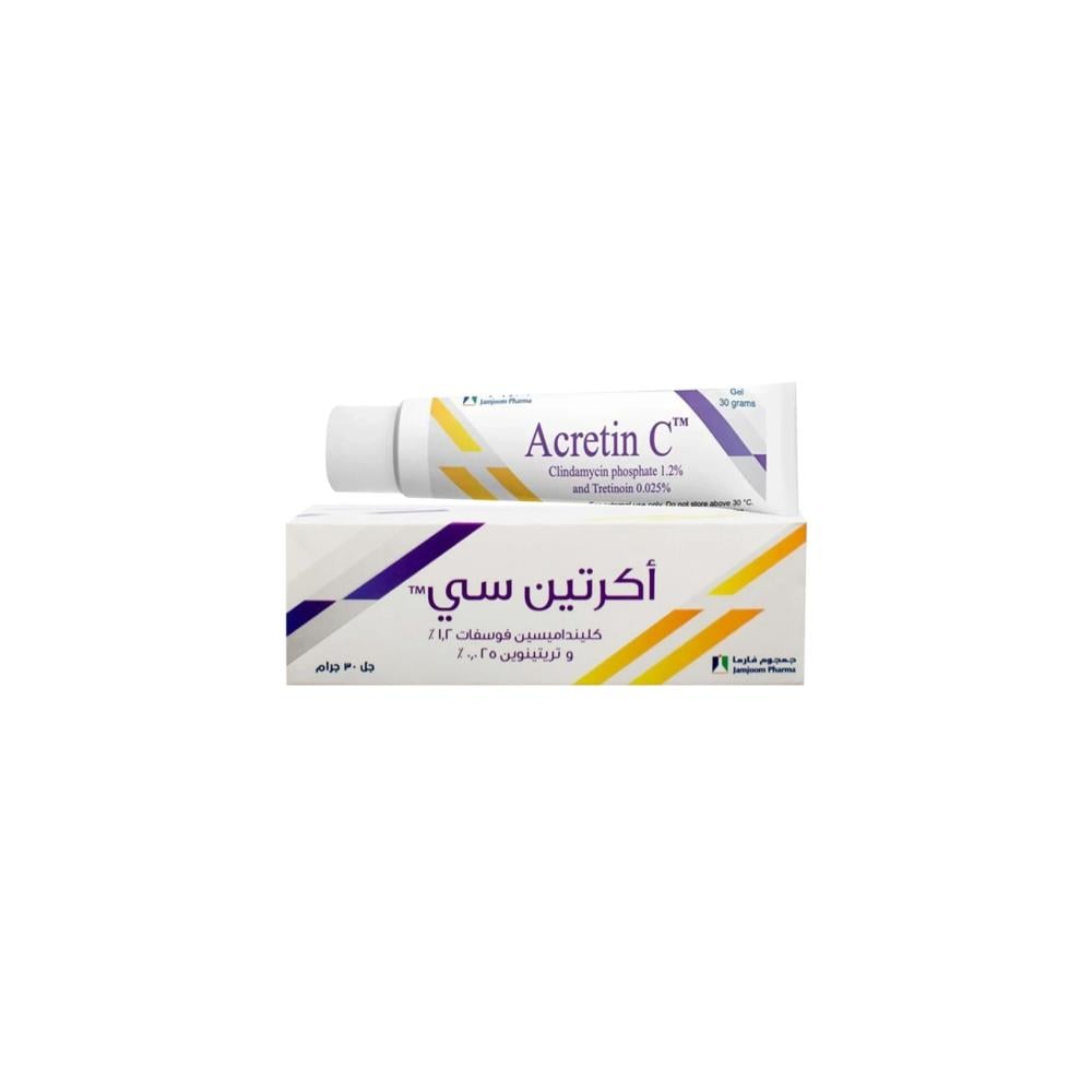 اكريتين سي 1.2 / 0.25% جل 30 جم