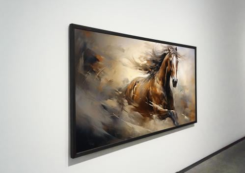 لوحات فنية مطبوعة خيل على قماش الكانفس موديل ( 253...