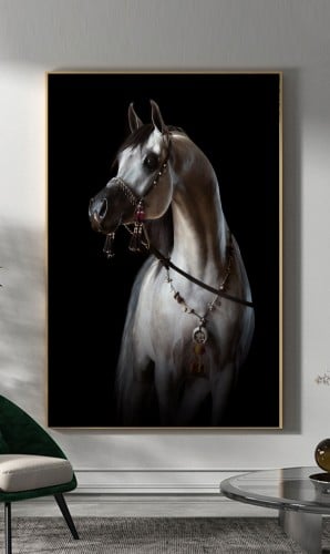 لوحات فنية خيل مطبوعة على قماش الكانفس موديل ( 181...