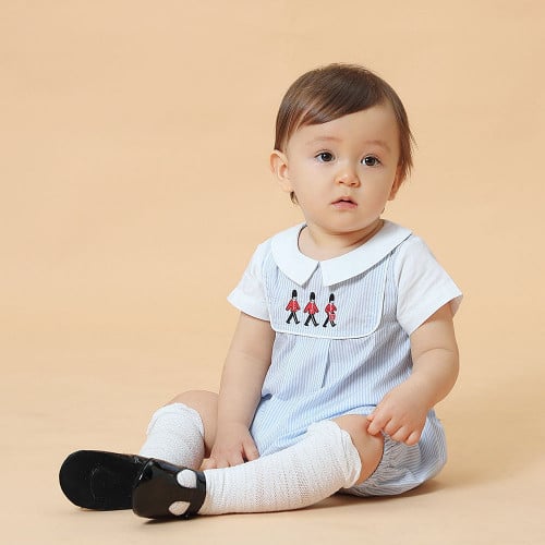 classic Spanish baby boy romper ‍‍